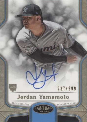 2020 Topps Tier One - Jordan Yamamoto #BOA-JY