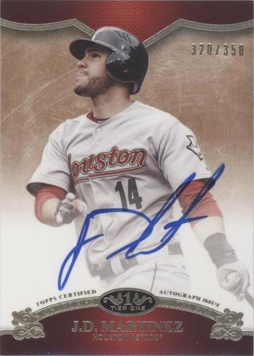 2012 Topps Tier One - J.D. Martinez #OR-JMA