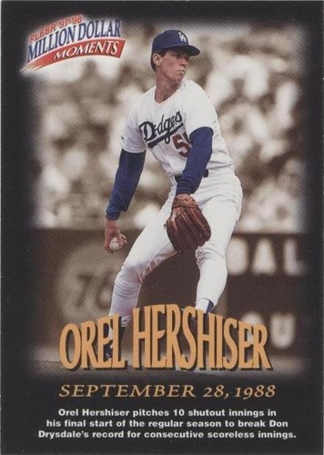 1997-98 Fleer Million Dollar Moments - Orel Hershiser #18
