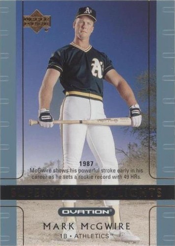 2002 Upper Deck Ovation - Mark McGwire #115