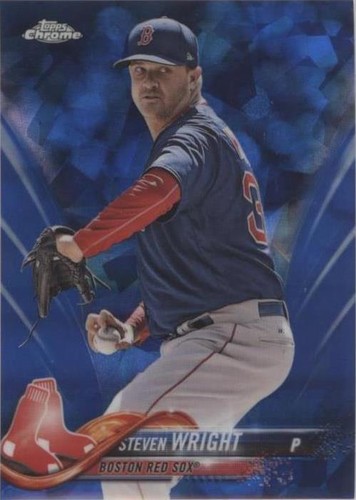 2018 Topps Chrome Sapphire Edition - Steven Wright #370