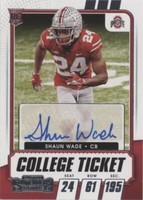 2021 Panini Contenders Draft Picks Shaun Wade #153