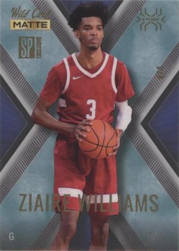2022 Wild Card Matte SP Exclusive - Ziaire Williams #MXPN-25