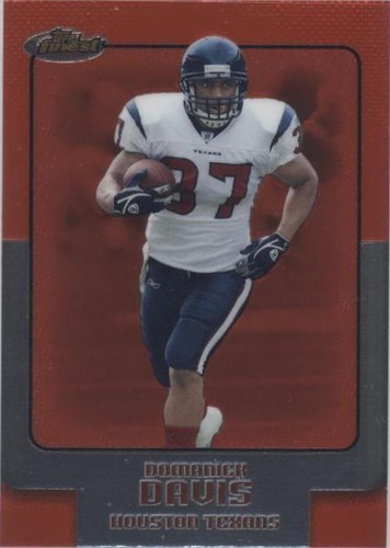 2006 Topps Finest Domanick Davis #39