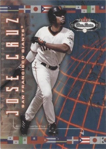 2003 Fleer Box Score - Jose Cruz Jr. #207
