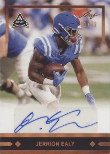 2021 Leaf Memories Jerrion Ealy #GLR-JE1