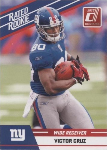 2010 Donruss Rated Rookie Victor Cruz #100