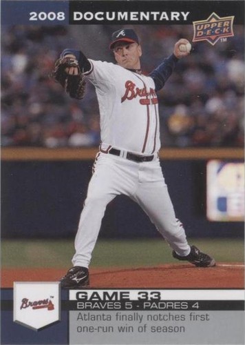 2008 Upper Deck Documentary - Tom Glavine #923