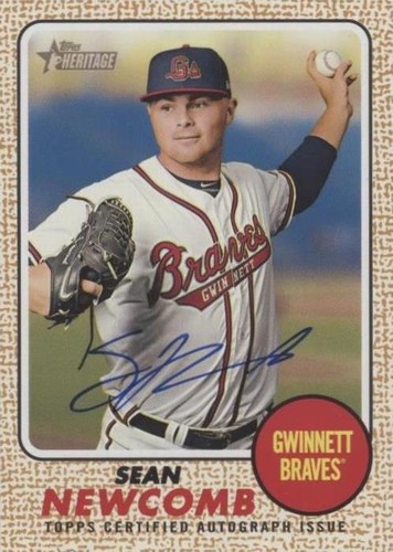 2017 Topps Heritage Minor League Edition - Sean Newcomb #ROA-SN