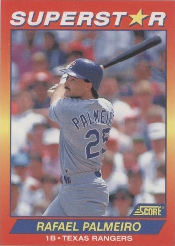 1992 Score 100 Hottest Players - Rafael Palmeiro #27