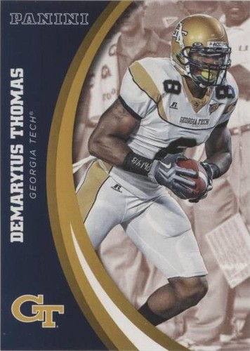 2016 Panini Georgia Tech Yellow Jackets Demaryius Thomas #16