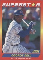 1992 Score 100 Hottest Players - George Bell #88