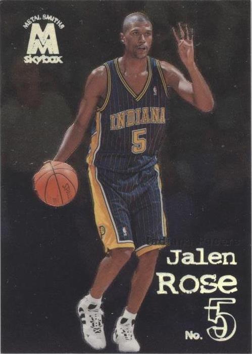 Skybox 1998-99 metal fundido - Jalen Rose #8