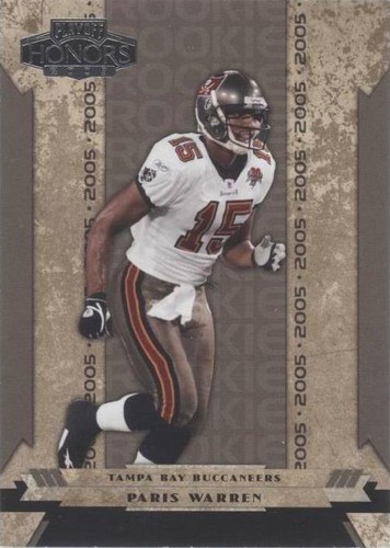 2005 Playoff Honors Paris Warren #141