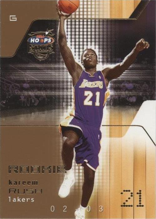 Aros de la NBA 2002-03 estrellas - Kareem Rush #191