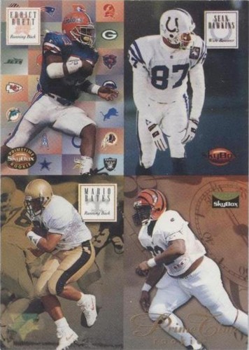 1996 Skybox Premium Errict Rhett Ki-Jana Carter Mario Bates #234