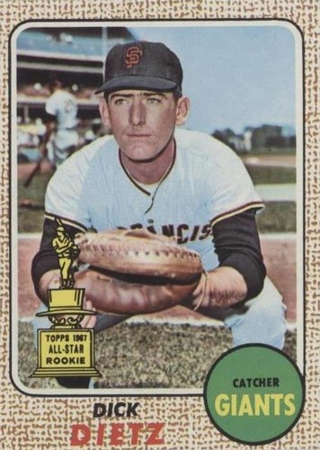 1968 Topps - Dick Dietz #104
