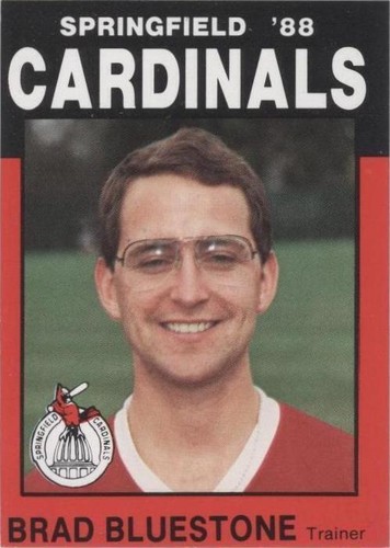 1988 Best Springfield Cardinals - Brad Bluestone #27