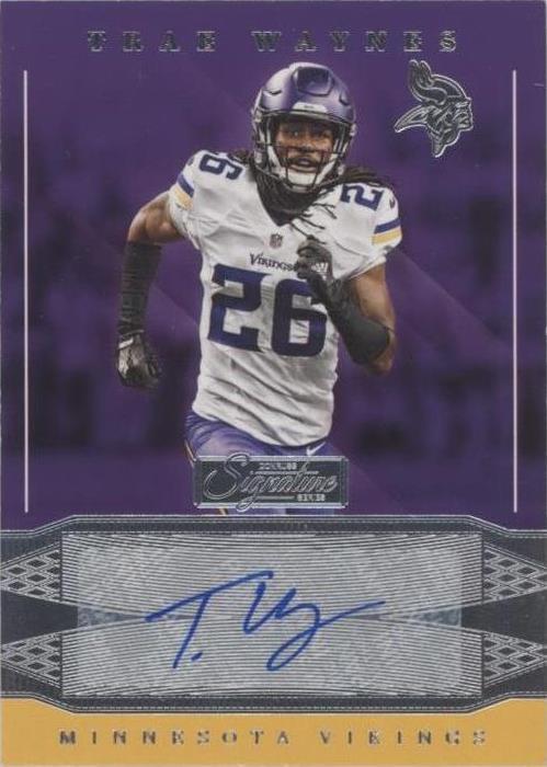 2016 Panini Donruss Signature Series Trae Waynes #80
