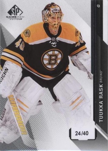 2014-15 SP Game Used - Tuukka Rask #28