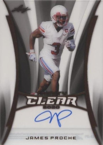 2020 Leaf Trinity James Proche #CA-JP1
