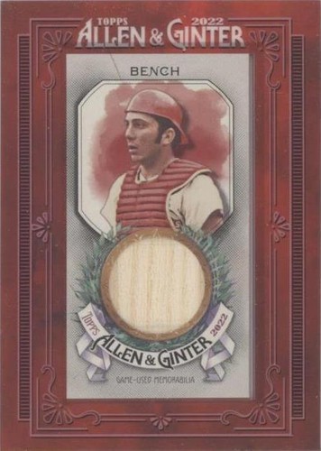2022 Topps Allen & Ginter - Johnny Bench #MFR-JB