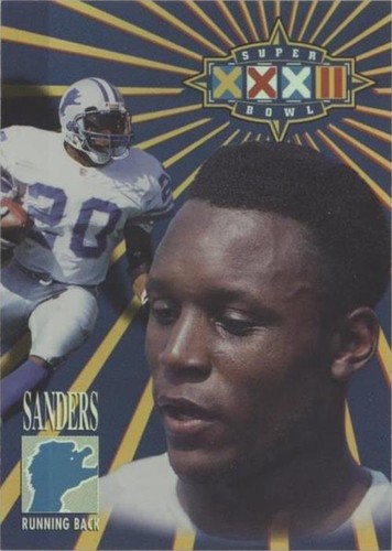 1998 Collector's Edge Super Bowl XXXII Barry Sanders 0233/1000