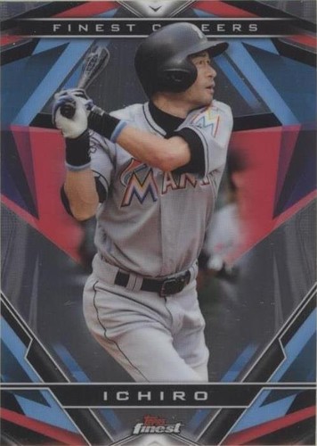 2023 Topps Finest Franchises Ichiro Suzuki Gold Rare Parallel #183