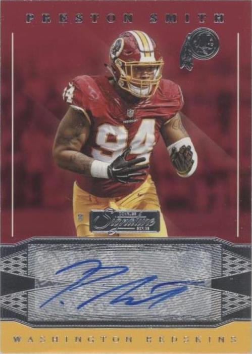 2016 Panini Donruss Signature Series Preston Smith #16