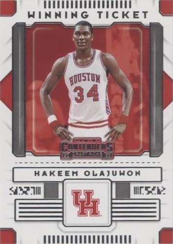 2020-21 Panini Contenders Draft Picks - Hakeem Olajuwon #39