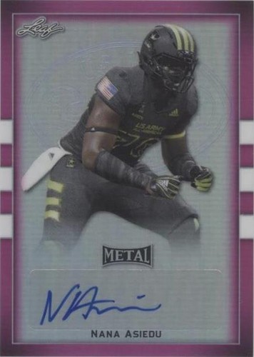 2018 Leaf Metal U.S. Army All-American Bowl Nana Asiedu #BA-NA1