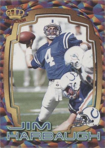 1997 Pacific Dynagon Prism Jim Harbaugh #64