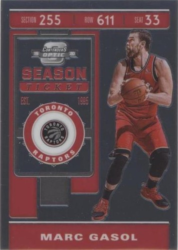 2019-20 Panini Contenders Optic - Marc Gasol #45