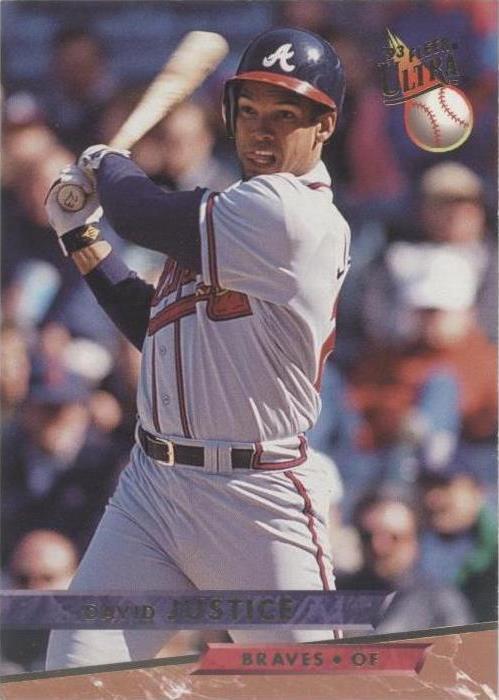 Fleer Ultra 1993 - David Justice #306