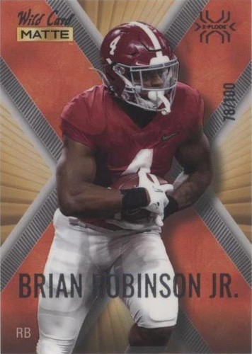 2022 Wild Card MATTE Brian Robinson Jr. #MXP-5