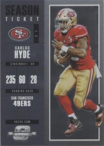 2017 Panini Contenders Optic Carlos Hyde #51