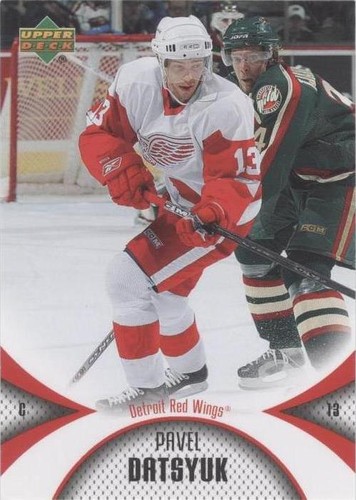 2006-07 Upper Deck Mini Jersey Collection - Pavel Datsyuk #40