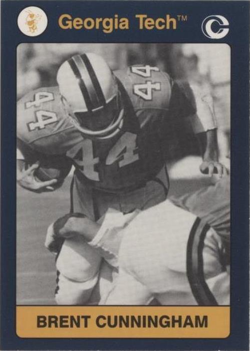 1991 Collegiate Collection Brent Cunningham #55