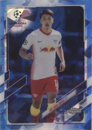 2020-21 Topps Chrome UCL Sapphire Edition Hwang Hee-chan #10