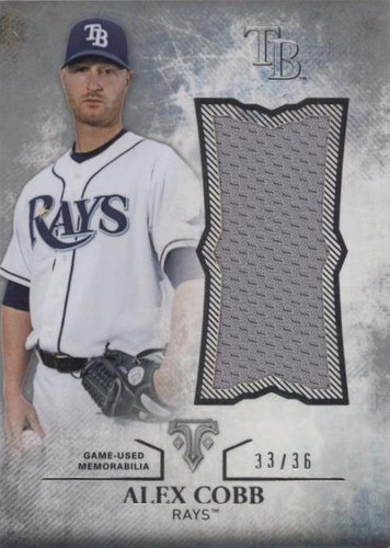 2015 Topps Triple Threads - Alex Cobb #UJR-ACB