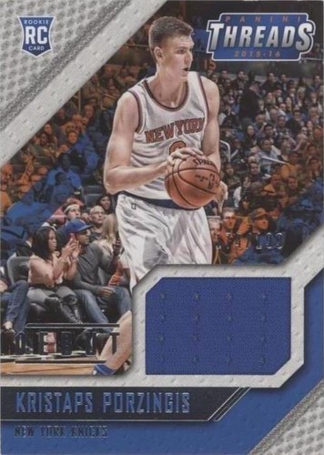 2015-16 Panini Threads - Kristaps Porzingis #16