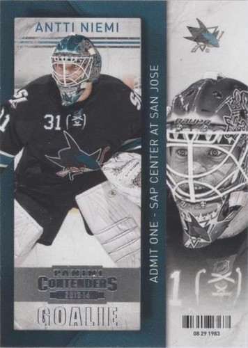 2013-14 Panini Playoff Contenders - Antti Niemi #11