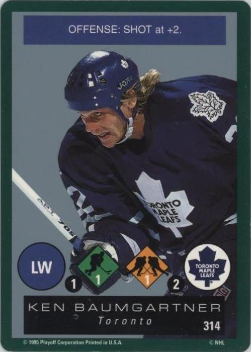 1995-96 Playoff One on One Challenge - Ken Baumgartner #314