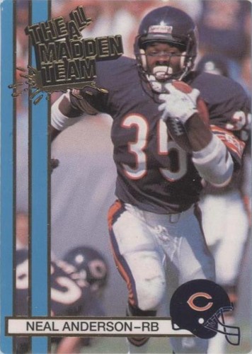 1990 Action Packed The All-Madden Team Neal Anderson #16