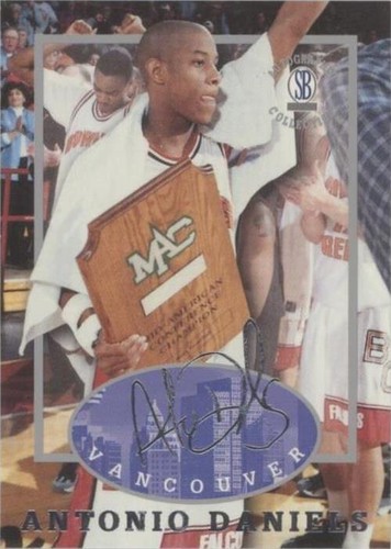 1997-98 Score Board Autographed Collection - Antonio Daniels #47