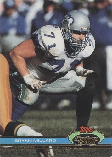 1991 Topps Stadium Club Bryan Millard #387