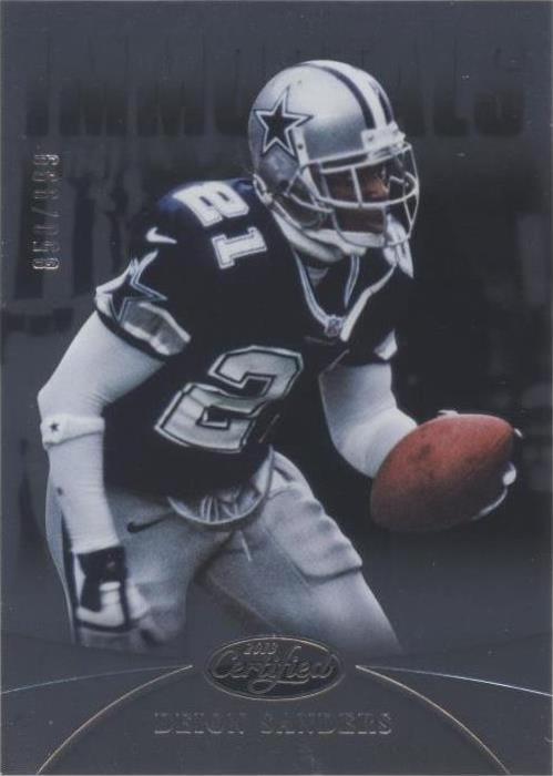Deion Sanders #163 2013 certificado Panini