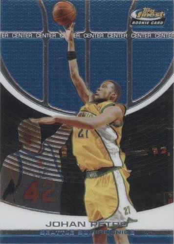 2005-06 Topps Finest - Johan Petro #120