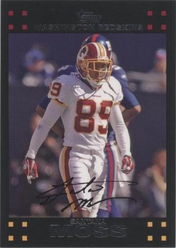 2007 Topps Santana Moss #192