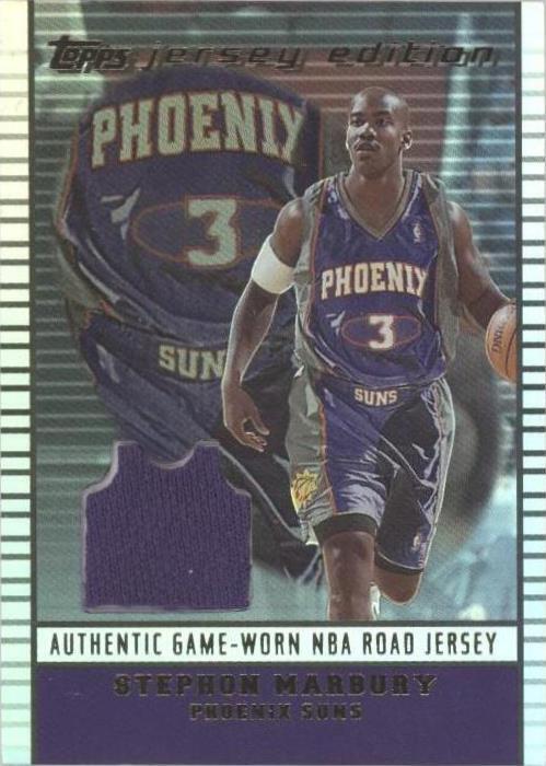 2002-03 Topps Jersey Edition - Stephon Marbury #JE SM